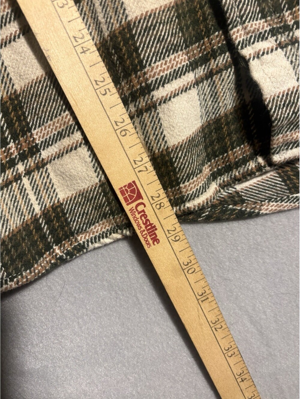 Orvis Men's L Regular Plaid Flannel Long Sleeve Button-Up Shirt Pockets Green - Picture 5 of 8